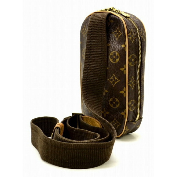 Louis Vuitton Pochette Canvas Body Brown Bag Monogram Ganju - Picture 1 of 9